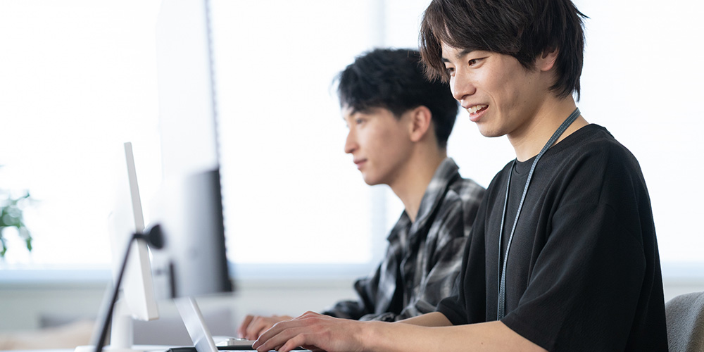 レベルの近い受講者とチーム開発を経験